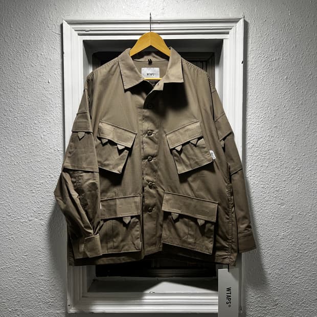 Wtaps 더블탭스 21fw 립스탑 셔츠 자켓