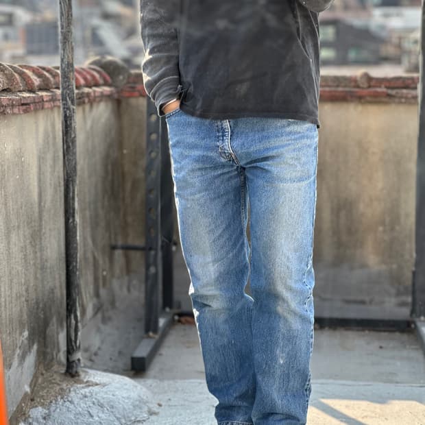 90s 미제 Levi's 505 리바이스 테이퍼드 핏 팬츠