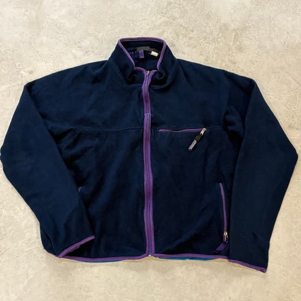 90s USA🇺🇸 파타고니아 딥파일 네이비 옵시디언블루 플럼