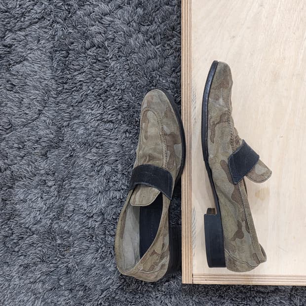 Jun hashimoto camo loafer