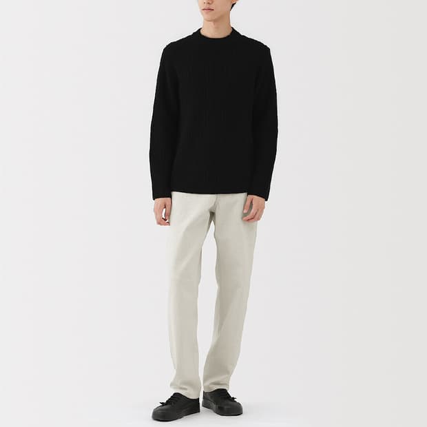 MUJI 미사용 재생코튼 혼방 5포켓 팬츠 size 32