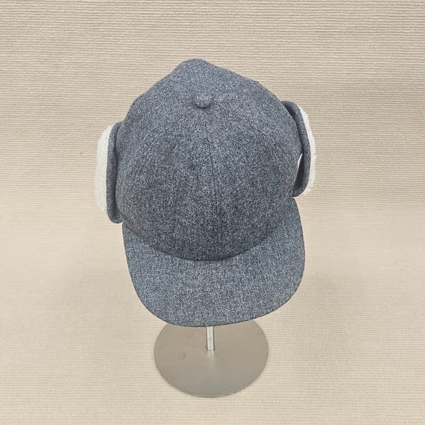 단톤 울 에타민 보아 6패널 캡 그레이