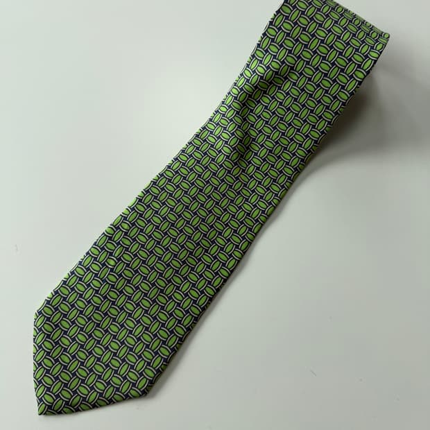 빈티지 실크 넥타이 9.2cm