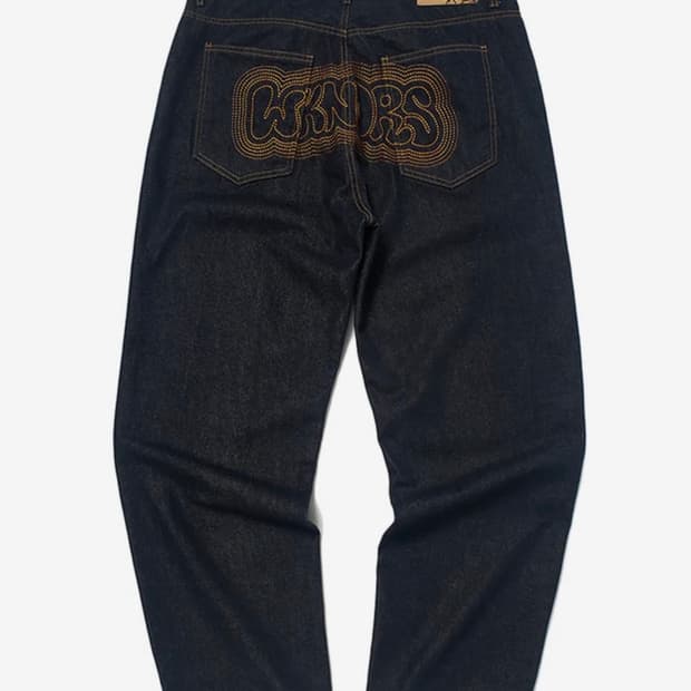CHAIN STITCH DENIM PANTS (위캔더스X피로)