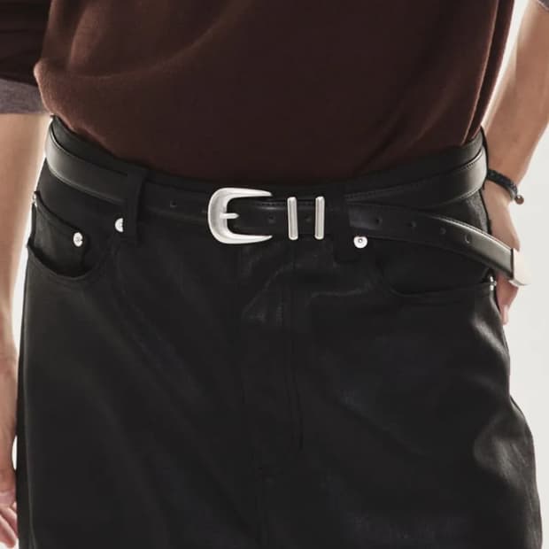 새상품] 기철 레더 벨트