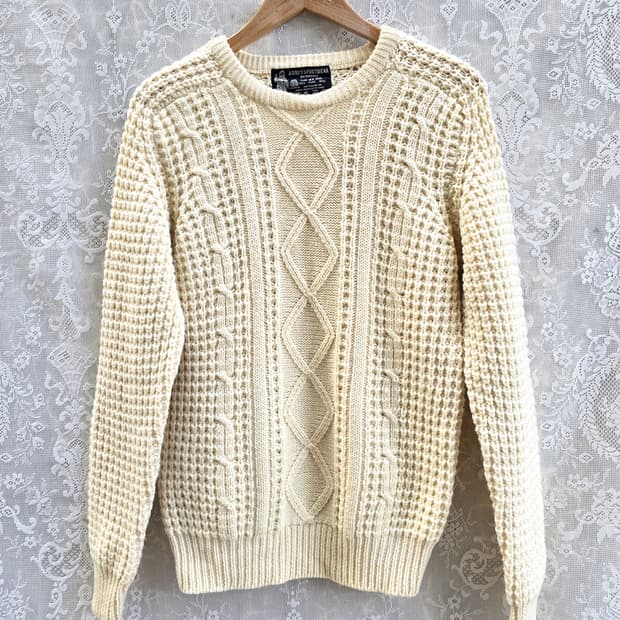 80-90s 빈티지 피셔맨 니트