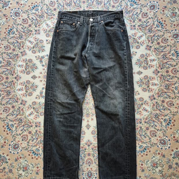 90s 미국 제조 501 흑청