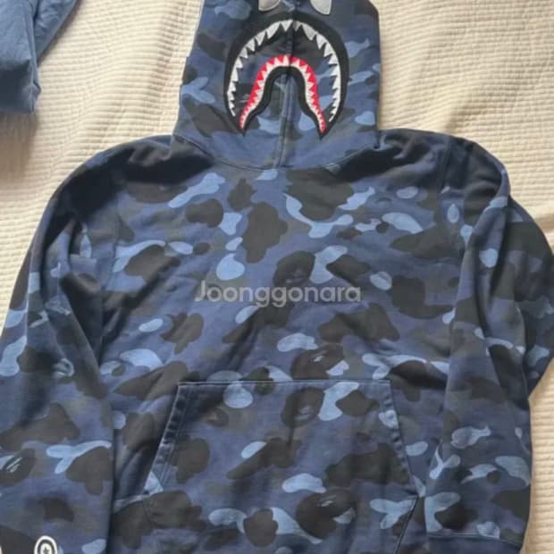 베이프 샤크후드티 청계