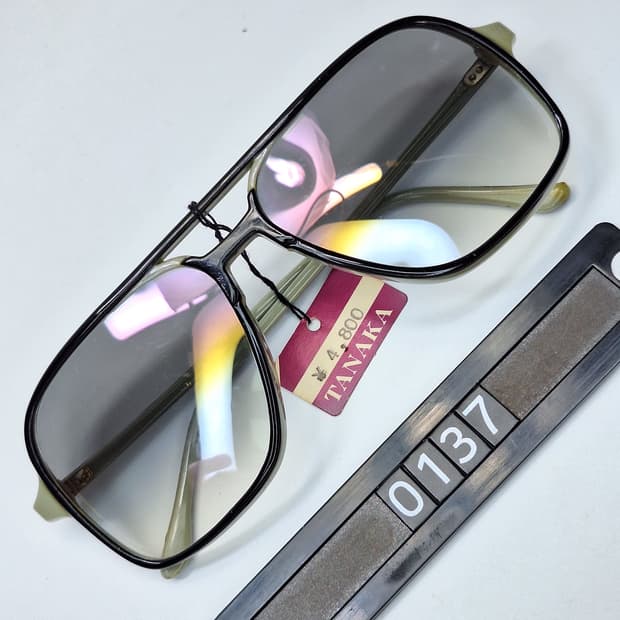 80s 일본제 빈티지 데드스톡 미사용/투브릿지 리벳 선글라스 클래식