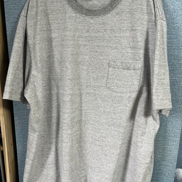 카키스 스트라이프 반팔티셔츠 4(xl)