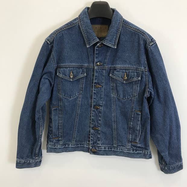 90s 올드 유니클로 데님자켓 [L]