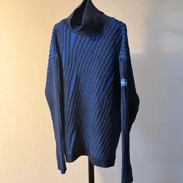 아더에러 플랭크 니트 블루