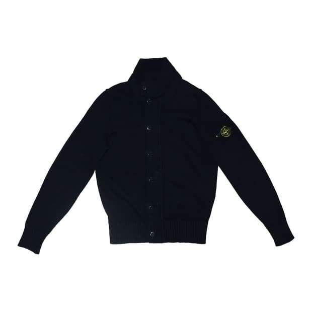정품 스톤아일랜드 네이비 가디건 S
