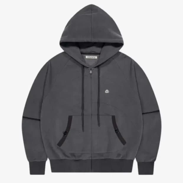 코이세이오 스마트어반유즈풀 후드집업 블랙