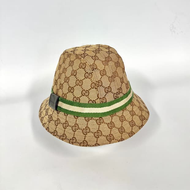 GUCCI 구찌 GG모노그램 쟈가드 버킷햇 S