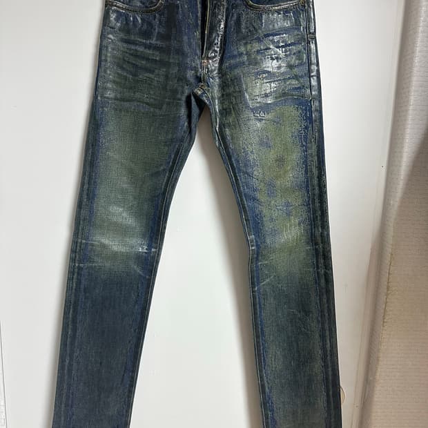 디올옴므 블루왁스코팅진 28사이즈