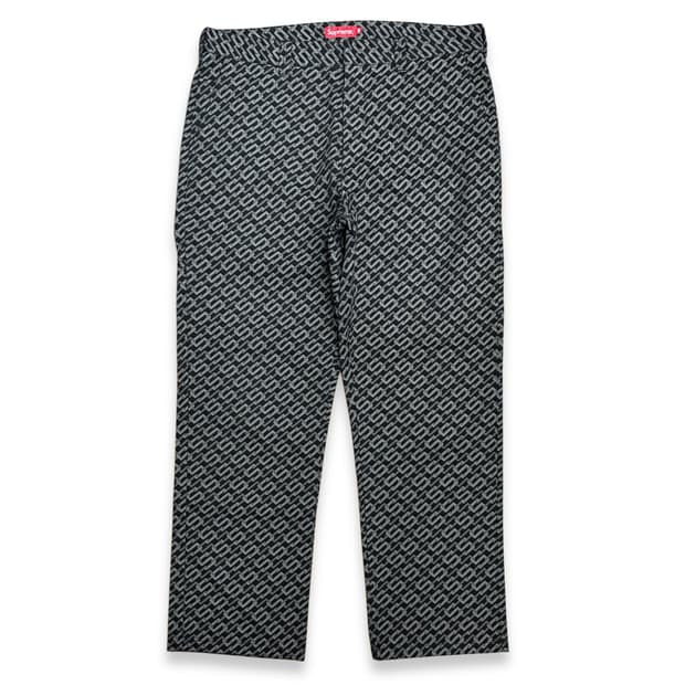 Supreme Monogram Work Pants 36