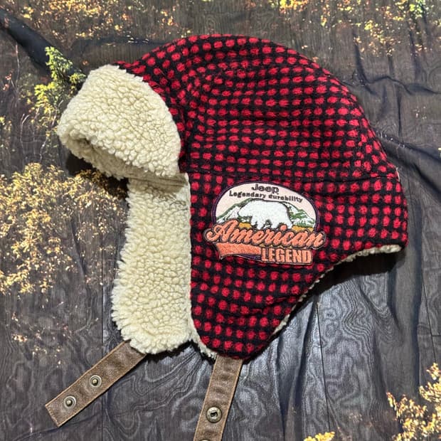 JEEP 트루퍼햇 군밤모자 양털모자