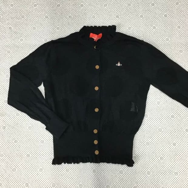 비비안웨스트우드 레드탭 여성 가디건