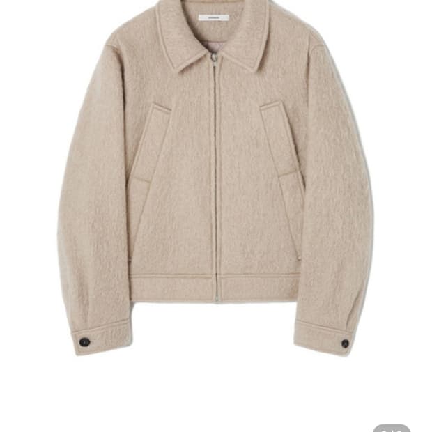 (M) 문선 모헤어 블루종