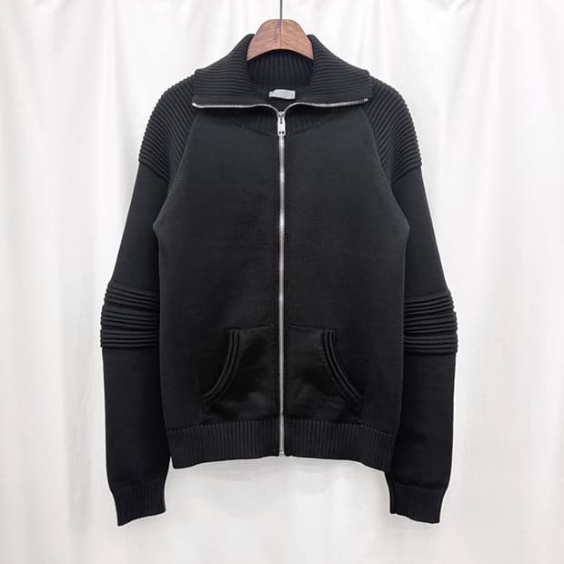 디올옴므 07FW 네비게이트 아머드 니트 집업
