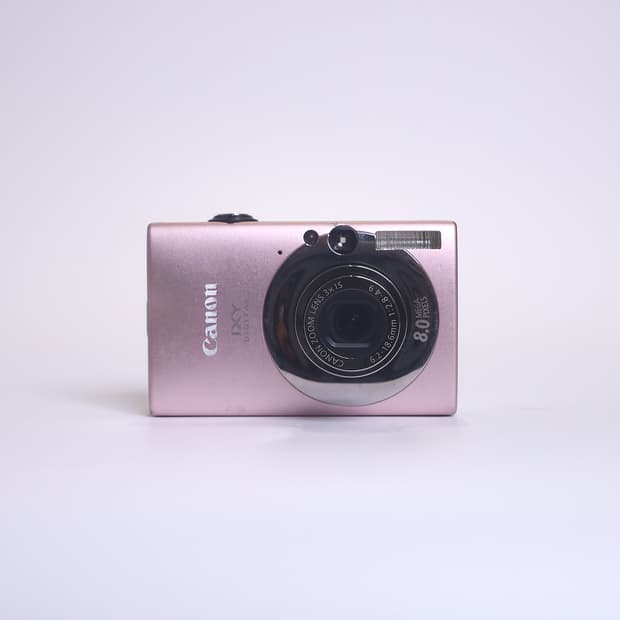 캐논 익시 디지털 20(익서스 80 일본 모델) 핑크 (황변 액정)