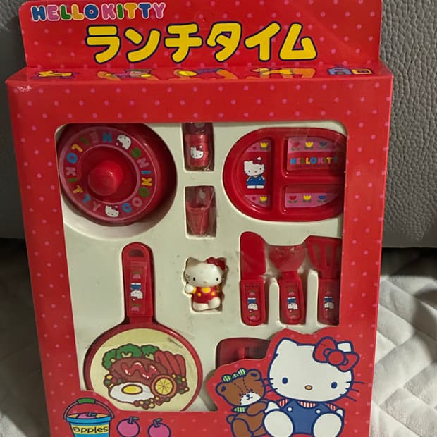 고전 헬로키티 주방 소꿉놀이세트 미개봉 상품 판매합니다