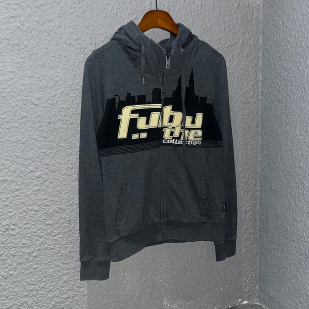 FUBU 로고 후드집업