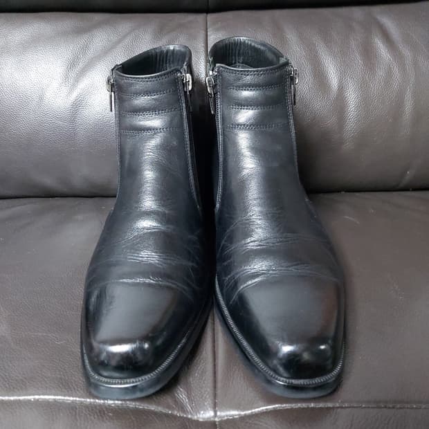 Myung Jack 남성 앵클 키높이 부츠(260mm)

