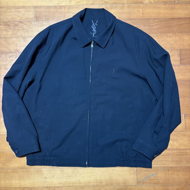 vintage ysl short bomber field jacket105