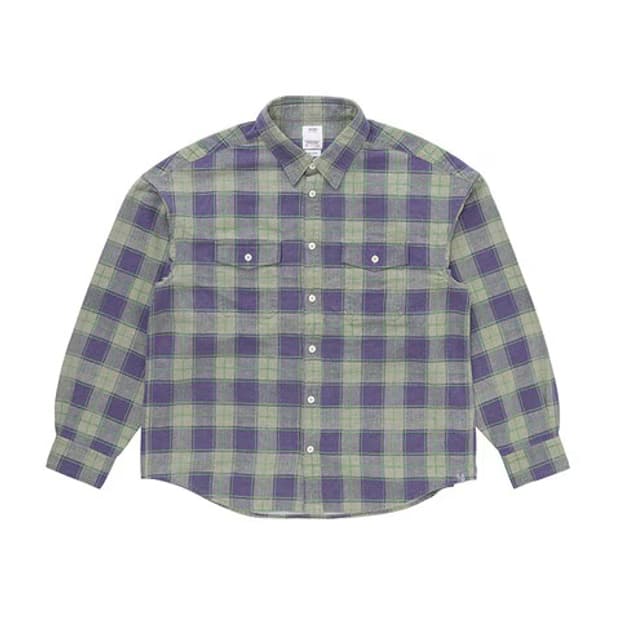 [3] 비즈빔 23AW PIONEER KHADI CHECK SHIRT 