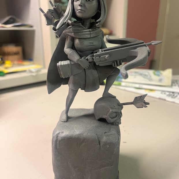 클래시오브클랜 한정판 아처퀸 스태튜