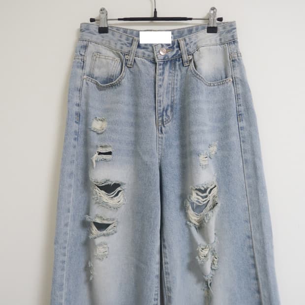 아워캐비넷 fight damage pants S