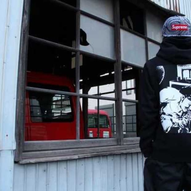 슈프림 14 fw 레이몬드 페티본 풀오버 후드 