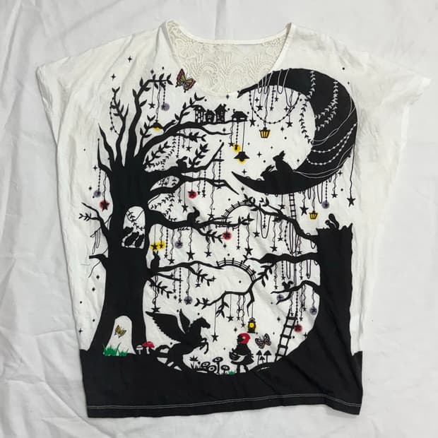scolar printing blouse