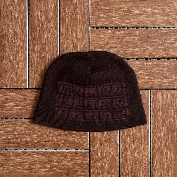 Mad hectic triple logo beanie