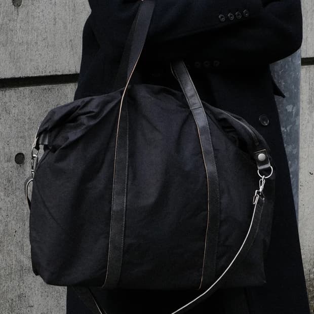 다이브인 왁스 코티드 토트백