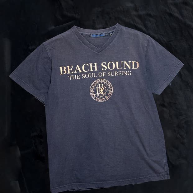 일본빈티지 BEACH SOUND 반팔티
