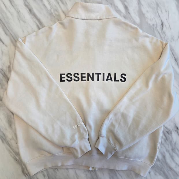 피오갓에센셜 집업 자켓 크림