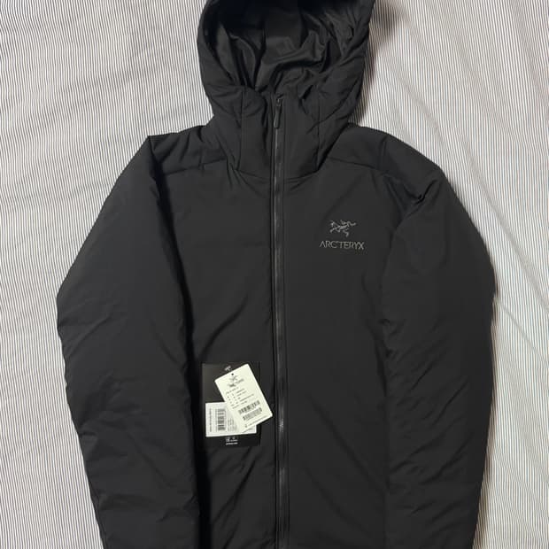 (SS급) 아크테릭스 아톰 AR 후디 블랙