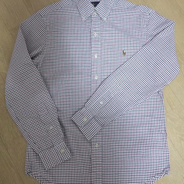 랄프로렌 여성 버튼다운 태터솔 체크 셔츠