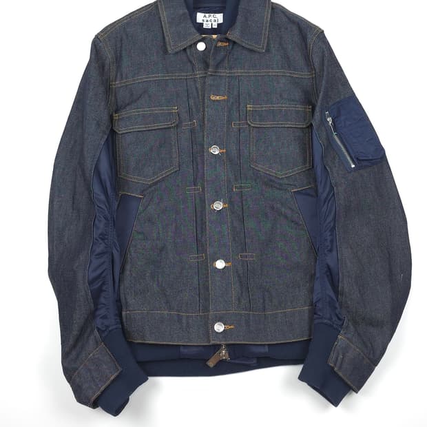 [XS] 아페쎄 x 사카이 데님 트러커자켓