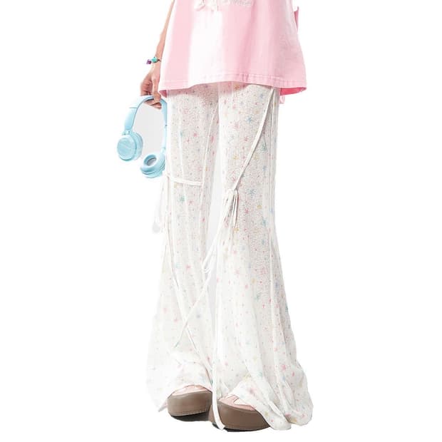  Colorful Star T-shirt + Pants Set