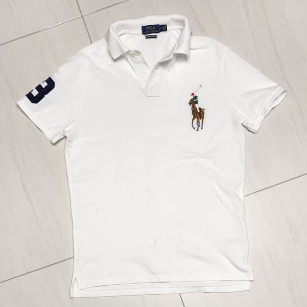 폴로 빅포니 화이트 pk M