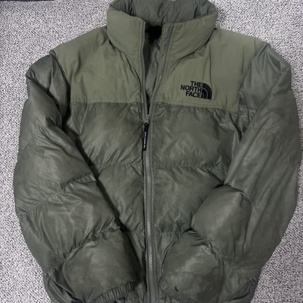 노스페이스 눕시 온 볼 자켓 카키 팔아요!