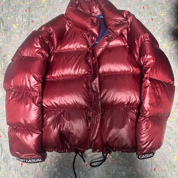 [M]헤리티지플로스 1972숏패딩 레드