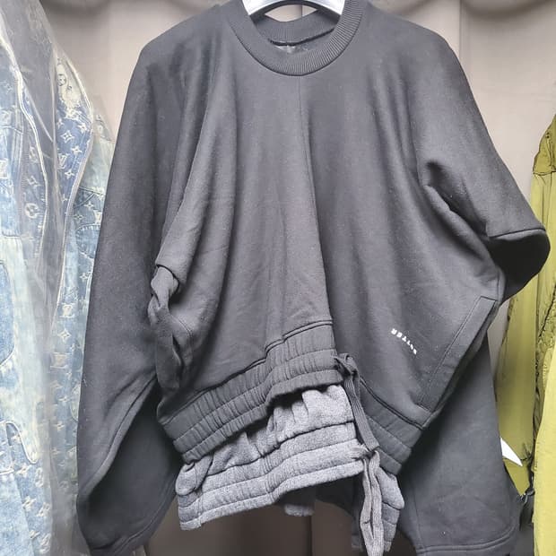공용 보터 팬츠레이어드 스웻셔츠