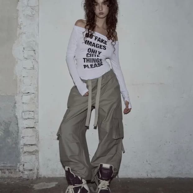 플리즈노팔로우 tax cargo pants