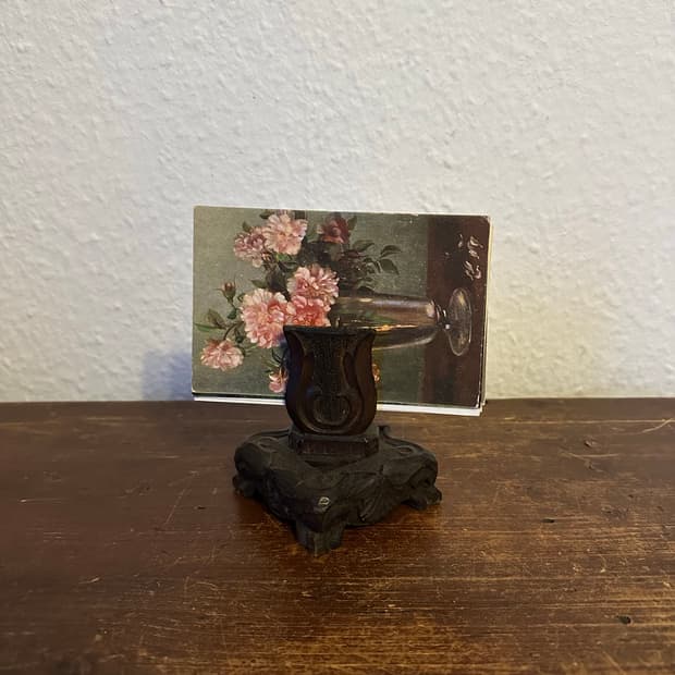 독일)빈티지 우드 스텐드(핸드메이드)