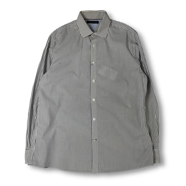 타미힐피거 블루 스트라이프 베이직 긴팔 셔츠